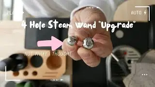 Is the 4-Hole Steam Wand Tip &ldquo;Upgrade&rdquo; Worth it for the Bambino Non-Plus? | Vlog #7 #bambino