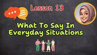 Speak Arabic Today! Everyday Situations PART 2#learnarabic #languagetips #english