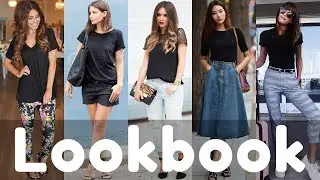 Black T-Shirt Outfits Ideas Trend 2019 Lookbook | How to style black tshirt