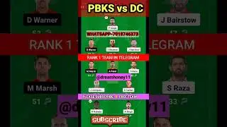 Dc vs Pbks dream11 prediction | Delhi capitals vs Punjab kings ipl 2024 2nd match prediction #ipl