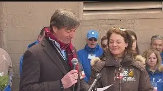 Boston Mayor Walsh Helps Unveil New Dorchester Playground