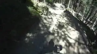 vtt dh vallnord bike park piste rouge 