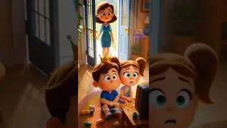 Brother Sister Remote Fight 😂 | Funny Shorts | #subscribe #1000subscriber #cartoon #cartoonstory #ai