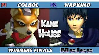 Kame House 105 WINNERS FINALS - Colbol (Fox) Vs. Napkino (Marth) Smash Melee - SSBM