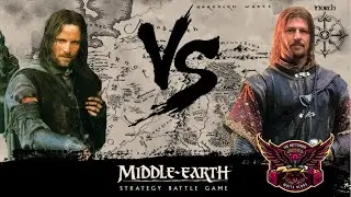 Minas Tirith VS The Grey Company - Middle Earth SBG Battle Report 750pts
