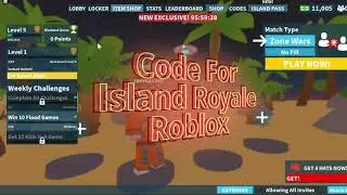 New Code For Island Royale Roblox August 2020