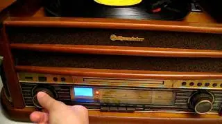 Roadstar CD/MP3 player with turntable, stereo radio, cassette and usb encoding