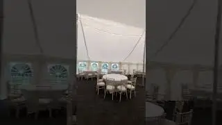 traditional wedding marquee out on hire in Barnet