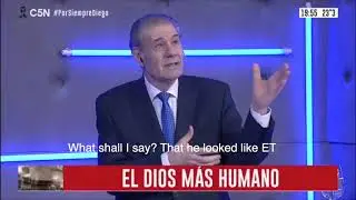 The farewell dream by Victor Hugo Morales for Diego Armando Maradona