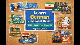 Learn German with Global News | Week 3 - 2026 (Beginner)