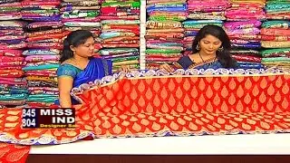 Red Colour Fancy Designer Saree || New Arrivals || Vanitha TV
