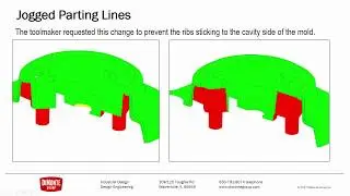 Fantastic Plastic 18 - Jogged Parting Line - SOLIDWORKS Tutorial