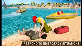 Beach Lifeguard Rescue Squad: Motor Boat Driving by Prism apps and Games Android Gameplay HD