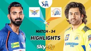 csk vs lsg highlights | lsg vs csk highlights | ipl match 34 highlights | ms dhoni batting today