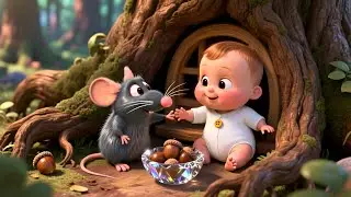Baby Acorn Counting Fun 🌰🍁✨ | Fantasy Song for Kids | Learn Colors and Forest Counting