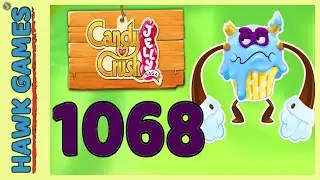 Candy Crush Jelly Saga Level 1068 (Puffler Boss mode) - 3 Stars Walkthrough, No Boosters