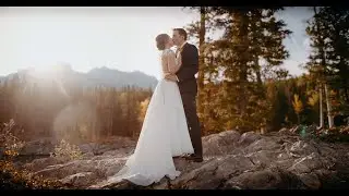 Stunning Fall Elopement In The Canadian Rockies // Katelyn + Kellan // Banff, Canada