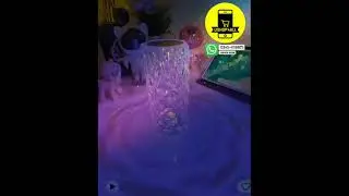 Rechargeable Crystal Diamond Table Lamp | 16 Colour Mode
