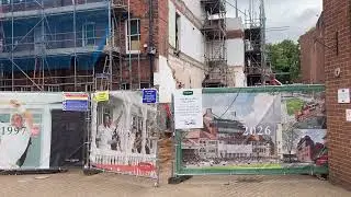 Cricket, Trent Bridge Pavilion Reconstruction Work in Progress July 2025