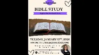 Tuesday Bible Study : CROSS OVER