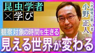 【昆虫学者 小野正人 ～前編～】「地球の圧倒的マジョリティーは昆虫」「観察対象の時間を生きる」ハチ研究の第一人者が考える “学びの神髄” に迫る