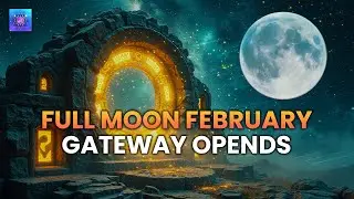 February Full Moon Portal Opens 🌕 Listen Once to Attract Money Abundance Luck | 777Hz Power ACTIVATE