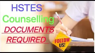 HSTES Documents required for Counselling || Important Documents || Engineering Admission Help