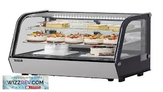 VEVOR Refrigerated Display Case 4.2 Cu.Ft. 115L Countertop Pastry Display Case 2 Tier