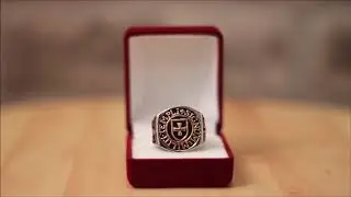 Silver Freemason Knights Templar Ring - Templi Signum Militie Ring