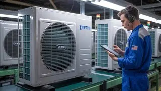 Как производятся кондиционеры на заводе | Процесс производства кондиционеров шаг за шагом | Внутр...