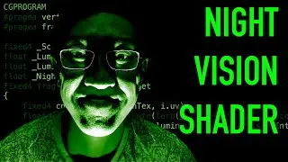 Night Vision Shader In Unity | Post  Effect