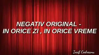 Negativ ton fata  in orice zi in orice vreme