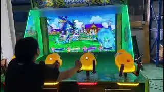 Ice water shooting 4 player arcade game