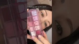Makeup occhi verdi 🧚#makeup #truccoocchi #makeuptutorial #greeneyelook #beauty #fairymakeup