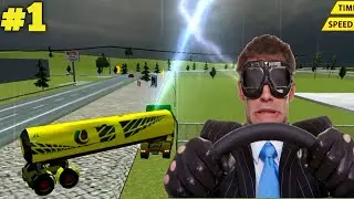I BECOME A TRACK DRIVER || OIL TRACK SIMULATOR #1