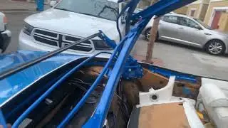Impalamike tests scissor top rack after rebuild 73 grandville convertible