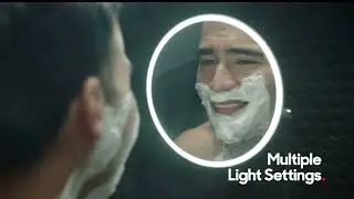 Sharper Image&reg; LED Fogless Shower Mirror & Speaker