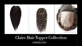 Коллекция накладных волос Claire Human Hair Topper от UniWigs