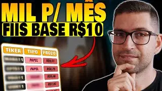 4 Fiis Base 10 para come&ccedil;ar a investir e gerar 1000 por mes