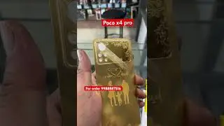 Trending golden panel poco x4 pro /vivov60e golden panel | vivoy400goldglass #goldpanel #goldcase