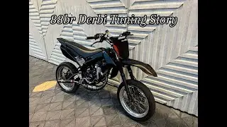 88br Derbi Tuning Story(130kmh)