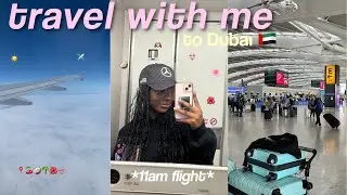 TRAVEL WITH ME TO DUBAI!! ♡☆  *travel vlog to dubai, airport vlog*