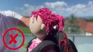 Sitzh&ouml;heneinstellung &ndash; Optimale H&ouml;he - Hoover Kindertrage / Kraxe