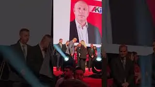 Erkan Arifi n&euml; konvent&euml;n promovuese n&euml; Shkup, 28.09.2025