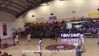 Sideline Interactive TRIPLEVIEW Digital Scoring Table in action