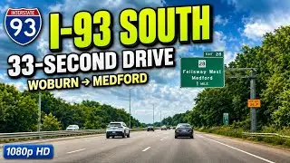 I-93 Southbound Woburn, Stoneham, Medford MA