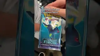Opening a Vintage Ex Unseen Forces Pok&eacute;mon Booster Pack! 😱 #pokemon