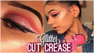 PINK GLITTER CUT CREASE - Lexie Watson