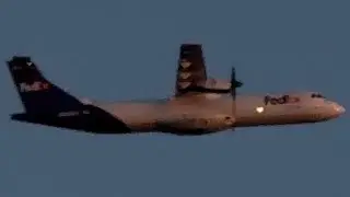 FedEx Feeder (Empire Airlines) ATR-72-212(F) Takeoff From Idaho Falls [N803FX]