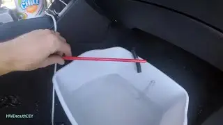 Toyota Tacoma Clogged AC Condensate Line Fixed With a Straw
